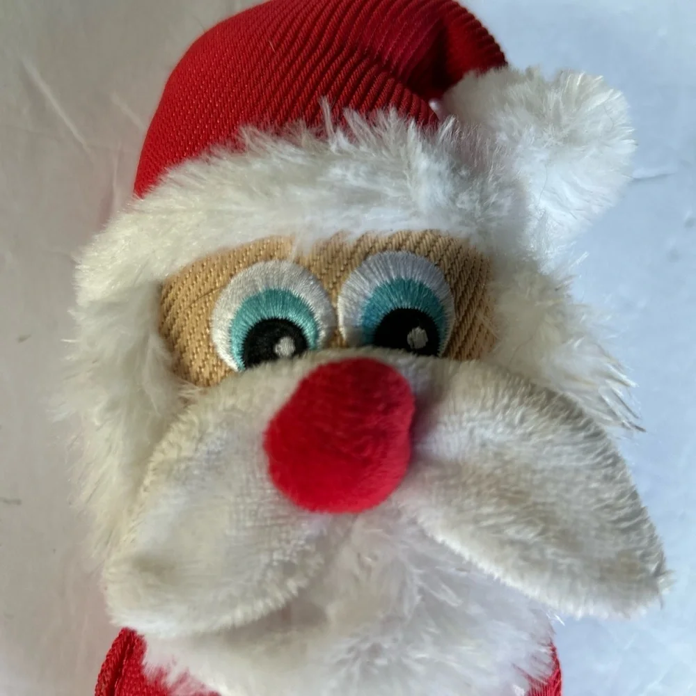 New Kong Santa Dog Toy throw tug fetch